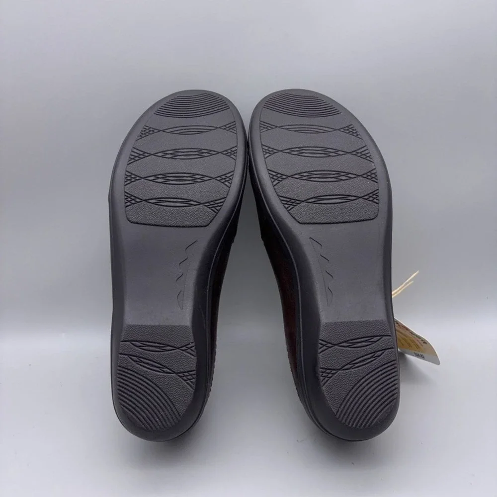 Earth Spirit Shoes Women 11 Brown Plain Cushioned Comfort Slip On Casual Loafers